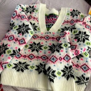 Victoria secret PINK sweater with Express scarf